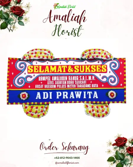 Papan Bunga Ucapan Selamat Tanggung